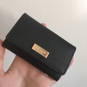 Kate Spade Black Saffiano Leather Key Holder Case